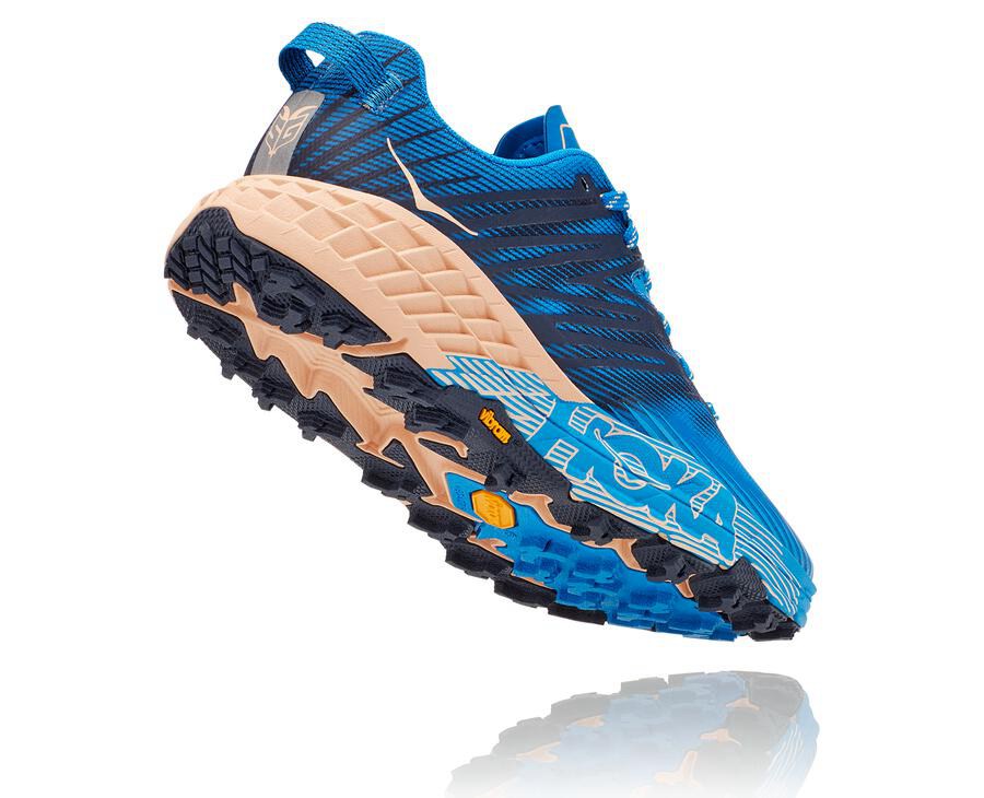 Tenis Hoka One One Trail Mujer Azules - Speedgoat 4 - JVWE26134